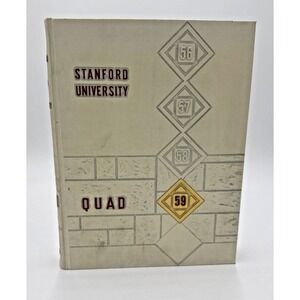 1959 Stanford University Quad Yearbook No Autographs